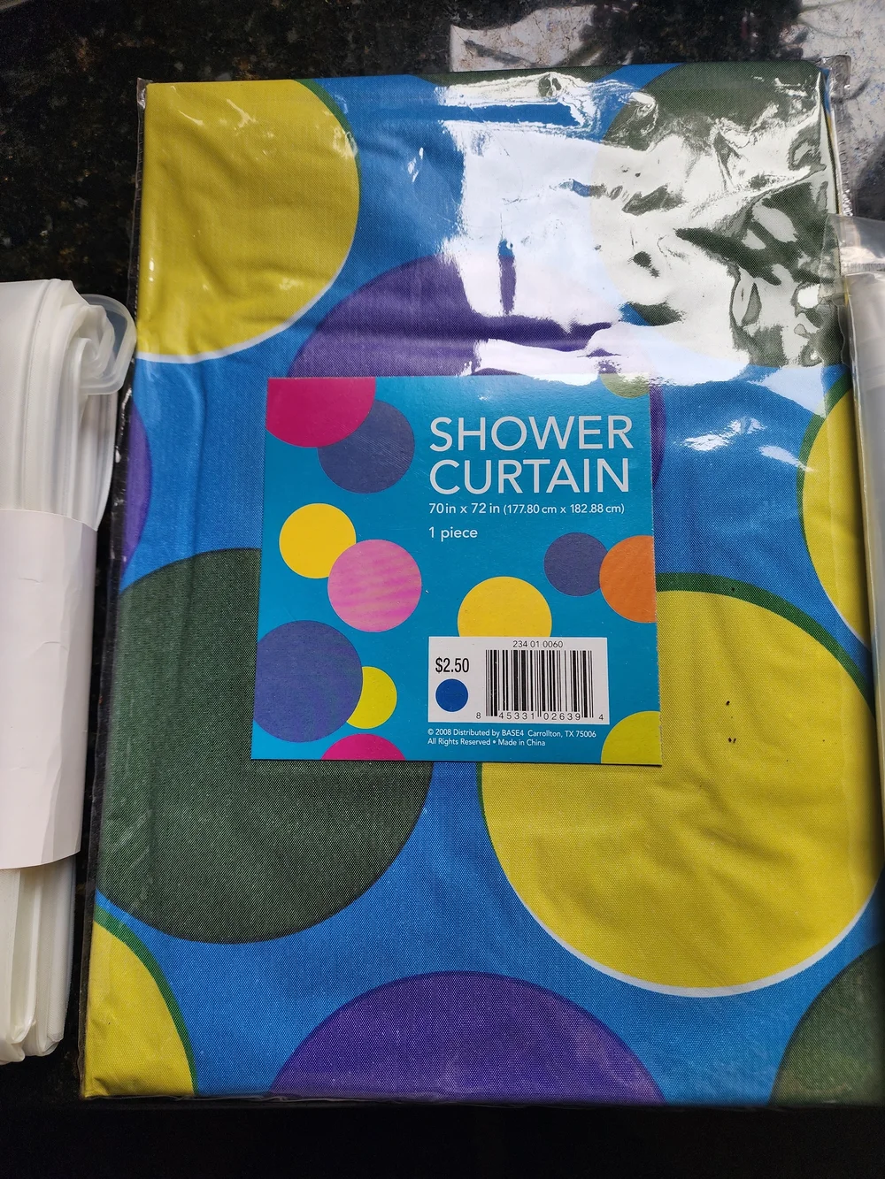 Shower Curtain & Liner Bundle – New 🛁✨